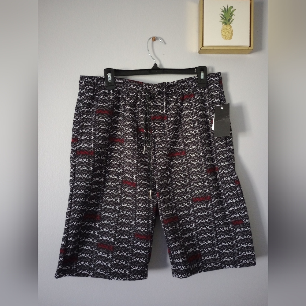 Public Record Shorts Fleece Mens Sz XLarge  Elastic Waist 3 pockets New